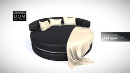 Round chaise Longue Loveseat