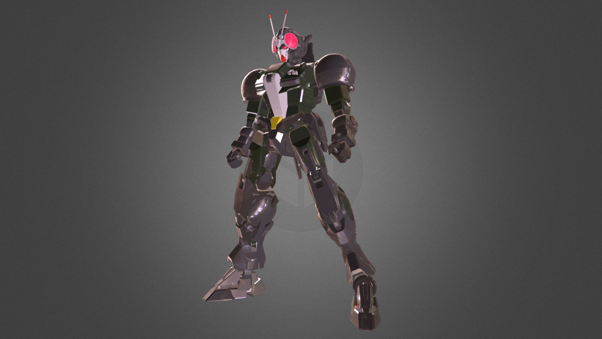 Gundam Kamen RX 3d model