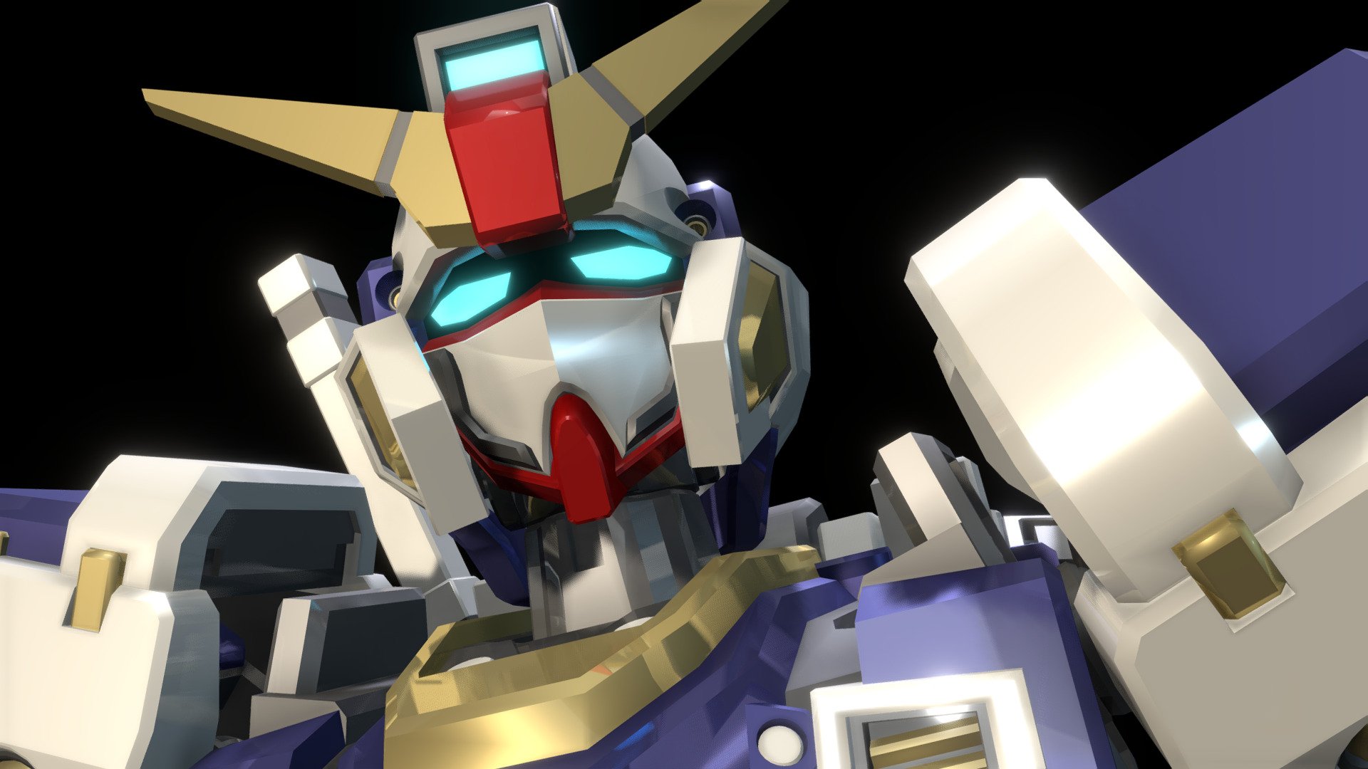 G1 Exceed Gundam 3d model