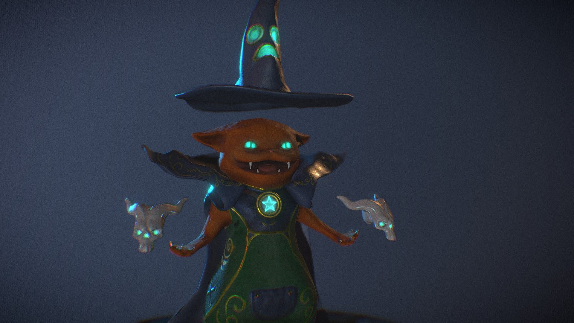 Cat sorcerer vol.2 3d model