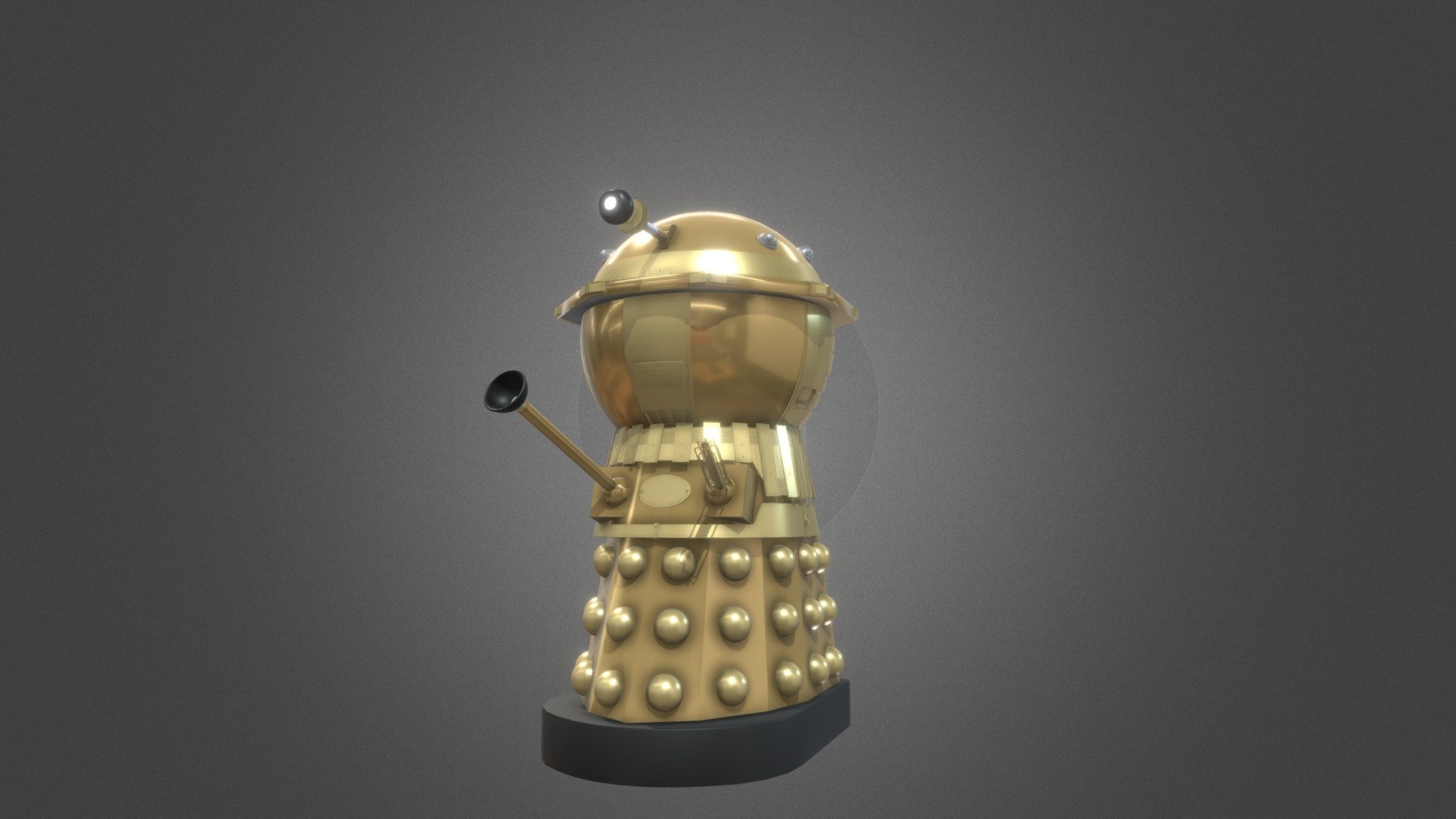 80s TV Emperor Dalek 3d model