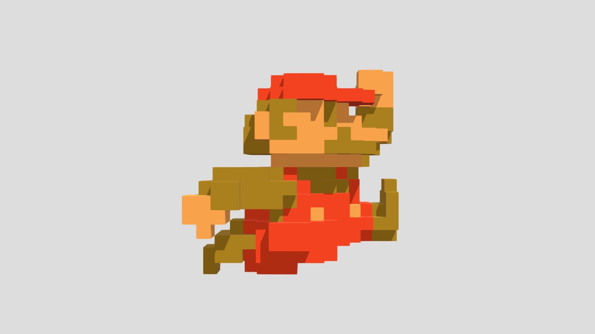 Classic Mario Model 3d model