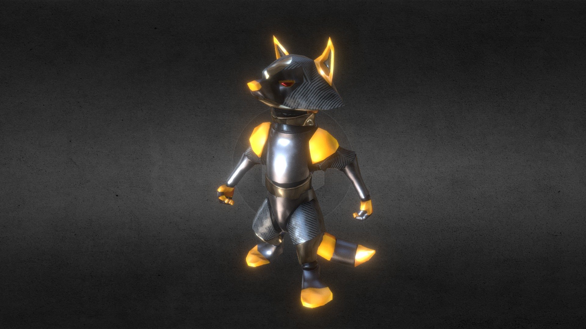 Raccoon Robotic 3d model