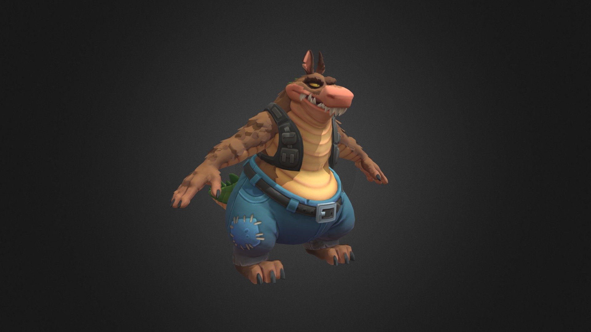 Dingodile (Crash Bandicoot 4 It’s About Time) 3d model