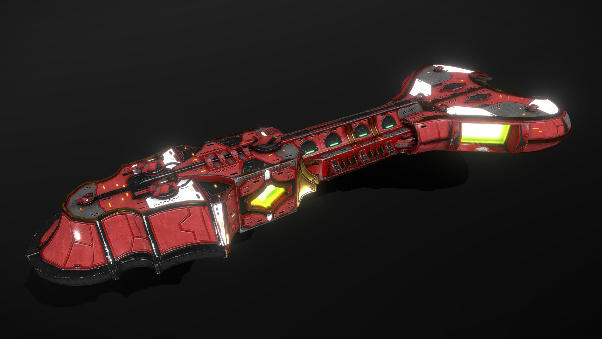 Thaalian Empire Carrier 3d model