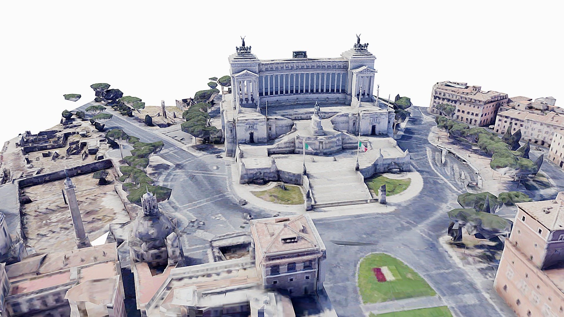 Victor Emmanuel II Monument,altare,roma,scan 3d model