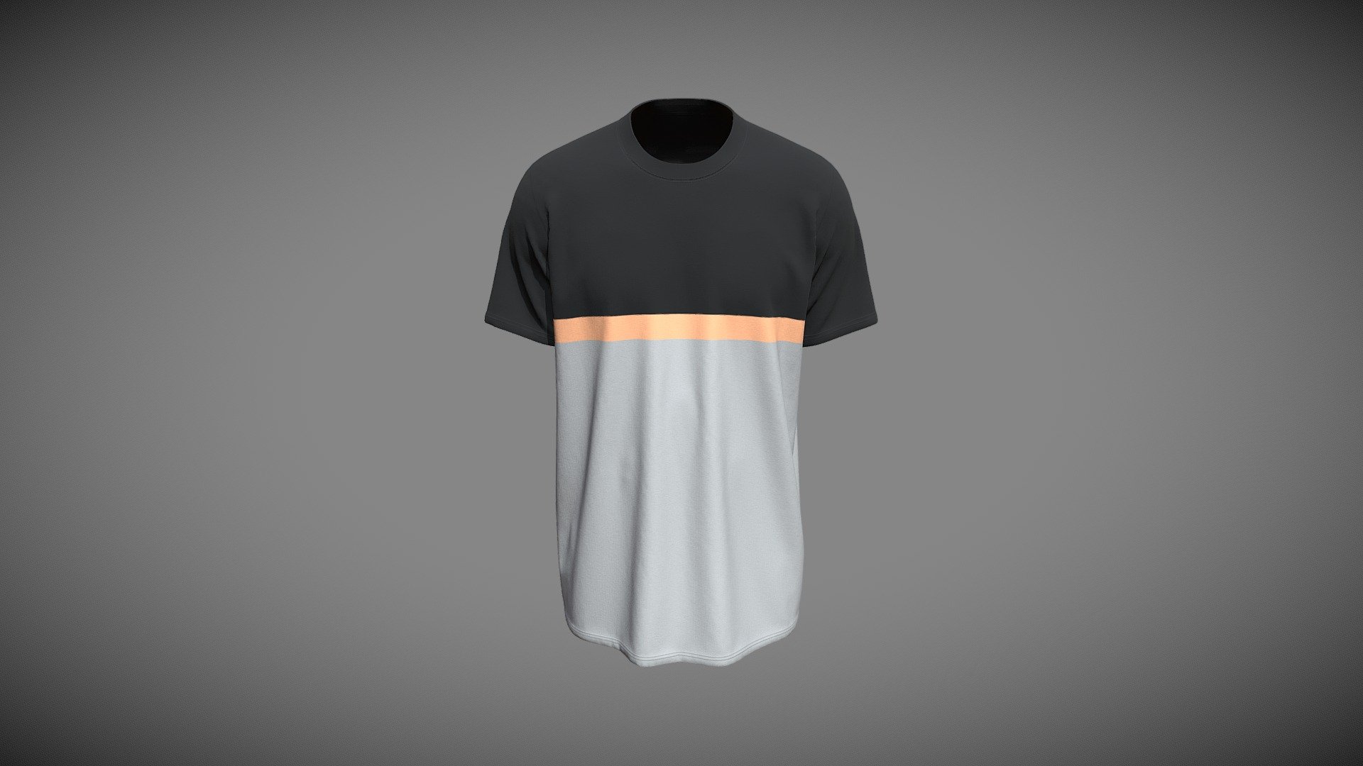 Loose Fit Tee Clothing 3d model