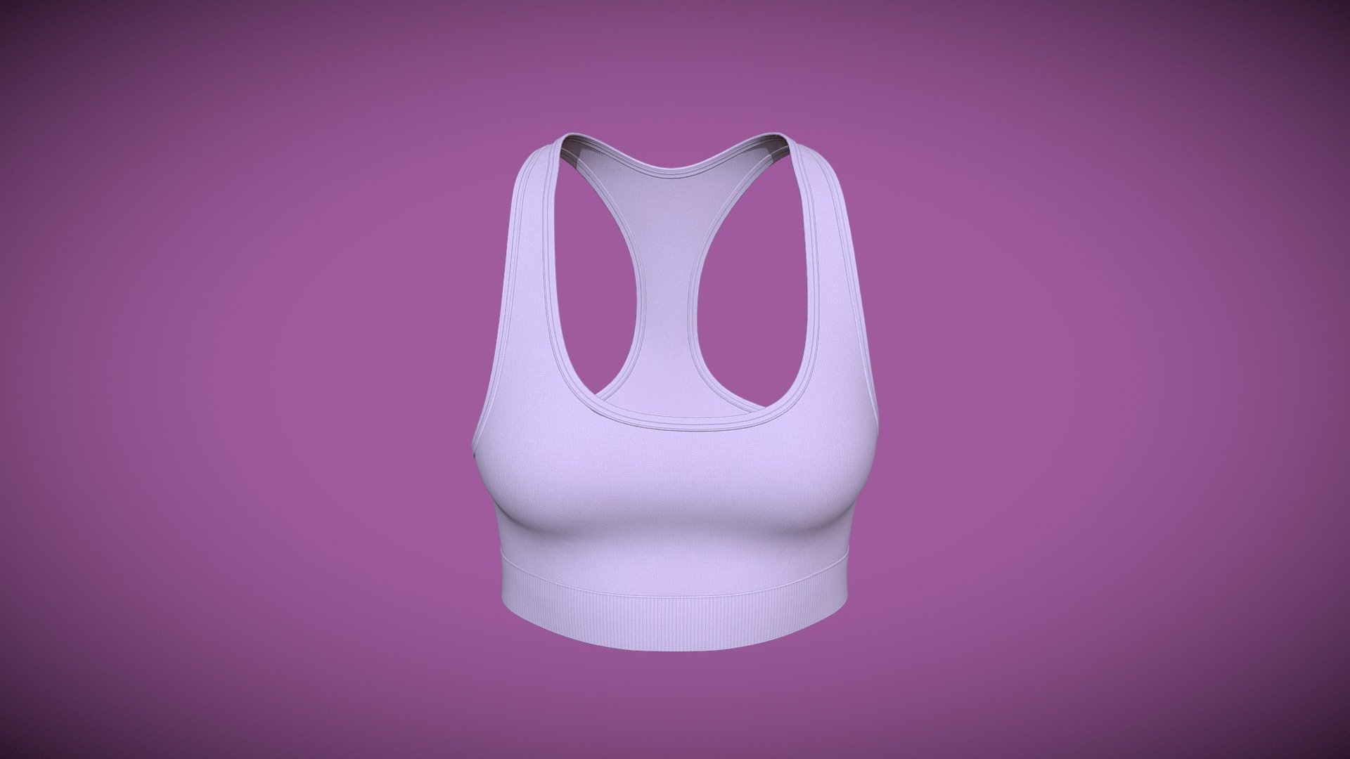 Seamless Anna Sports Bra 3d model