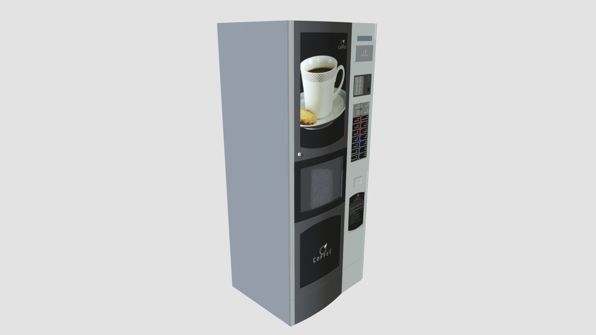 coffee vending machine 3d model