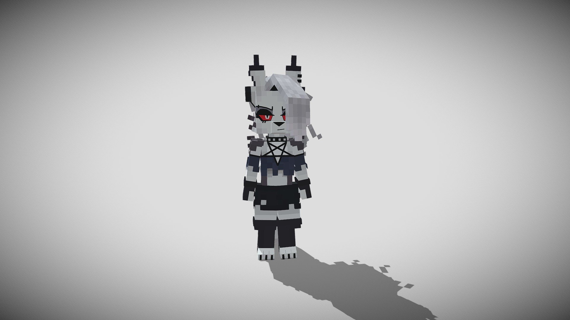 Loona (HELLUVA BOSS) (Minecraft) (4DSkin) 3d model