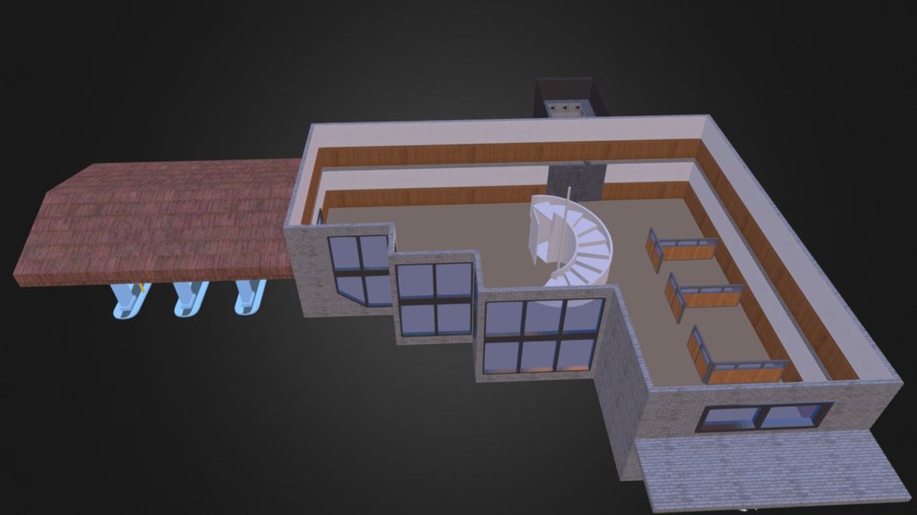 Bank WIP 4 3d model