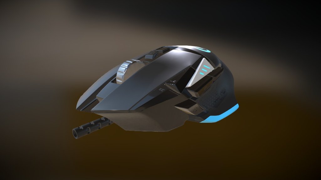 Logitech G502 3d model