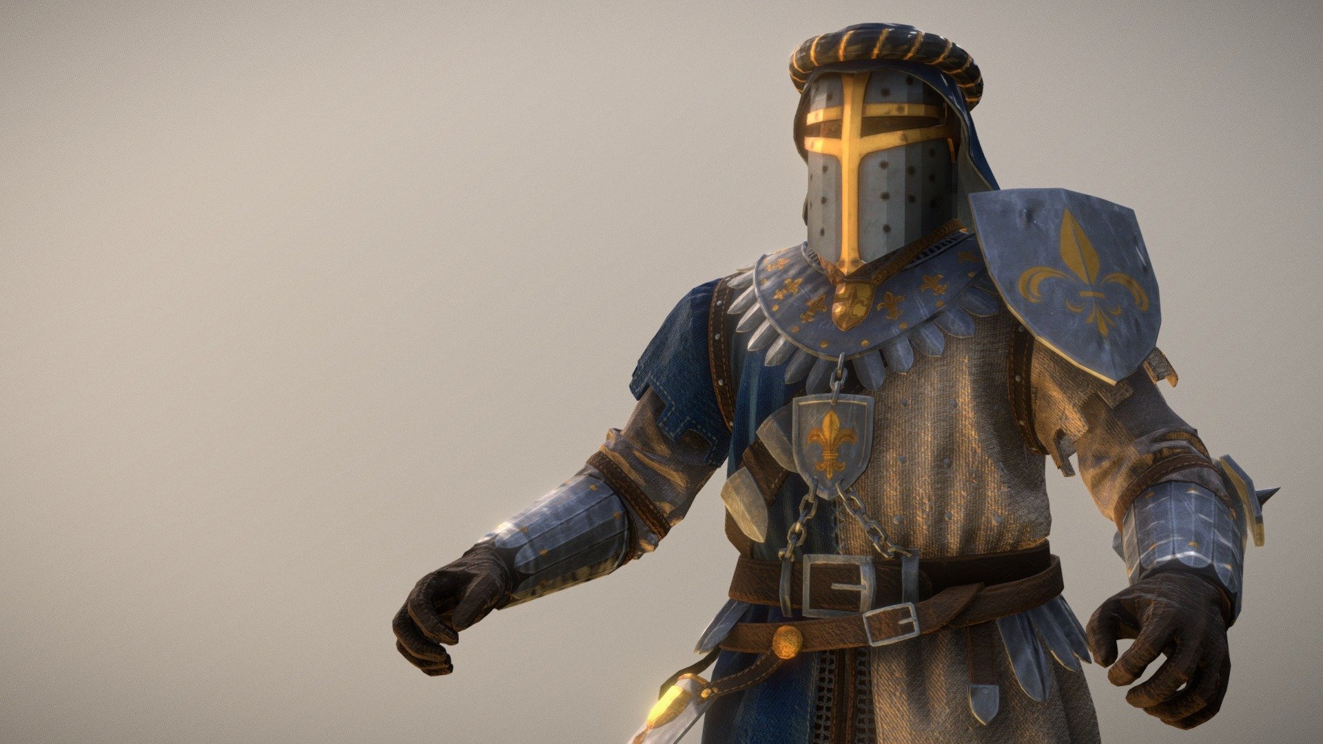 The Grail Knight 3d model