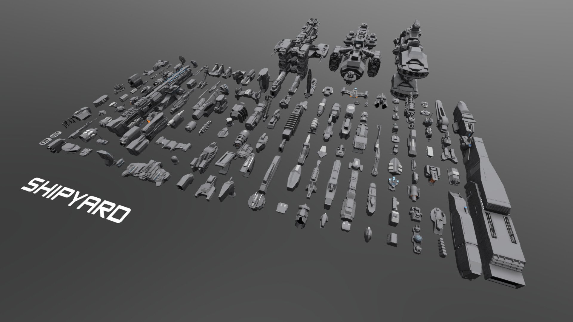 Shipyard Strikes Back 3d model