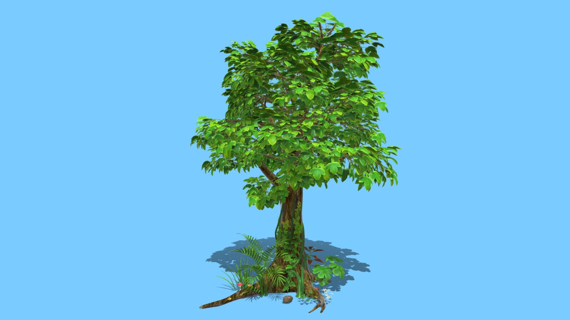 tree plant 3d model