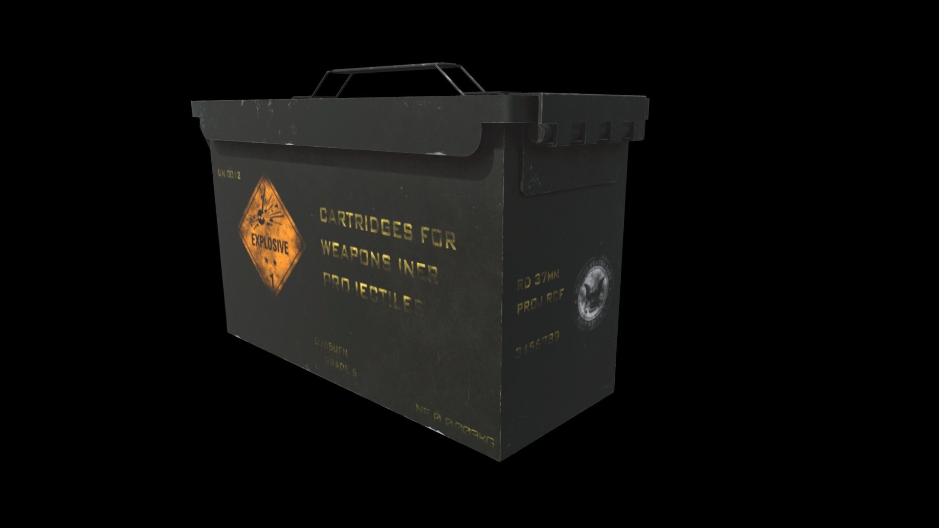 ammo box 3d model