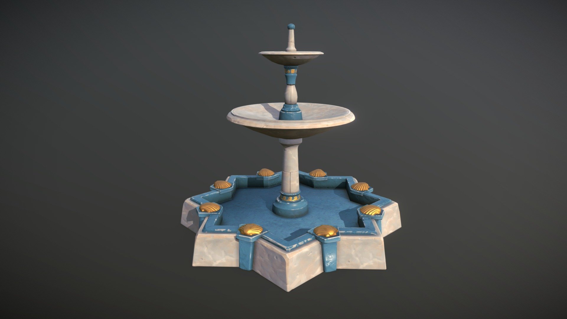 Fountain 3d model