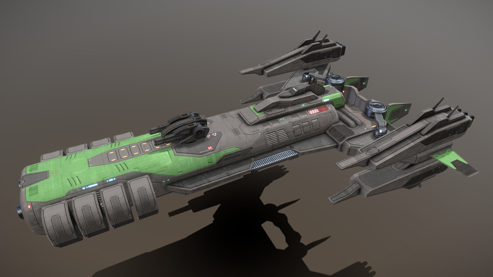 Taurus Class Frigate 3d model