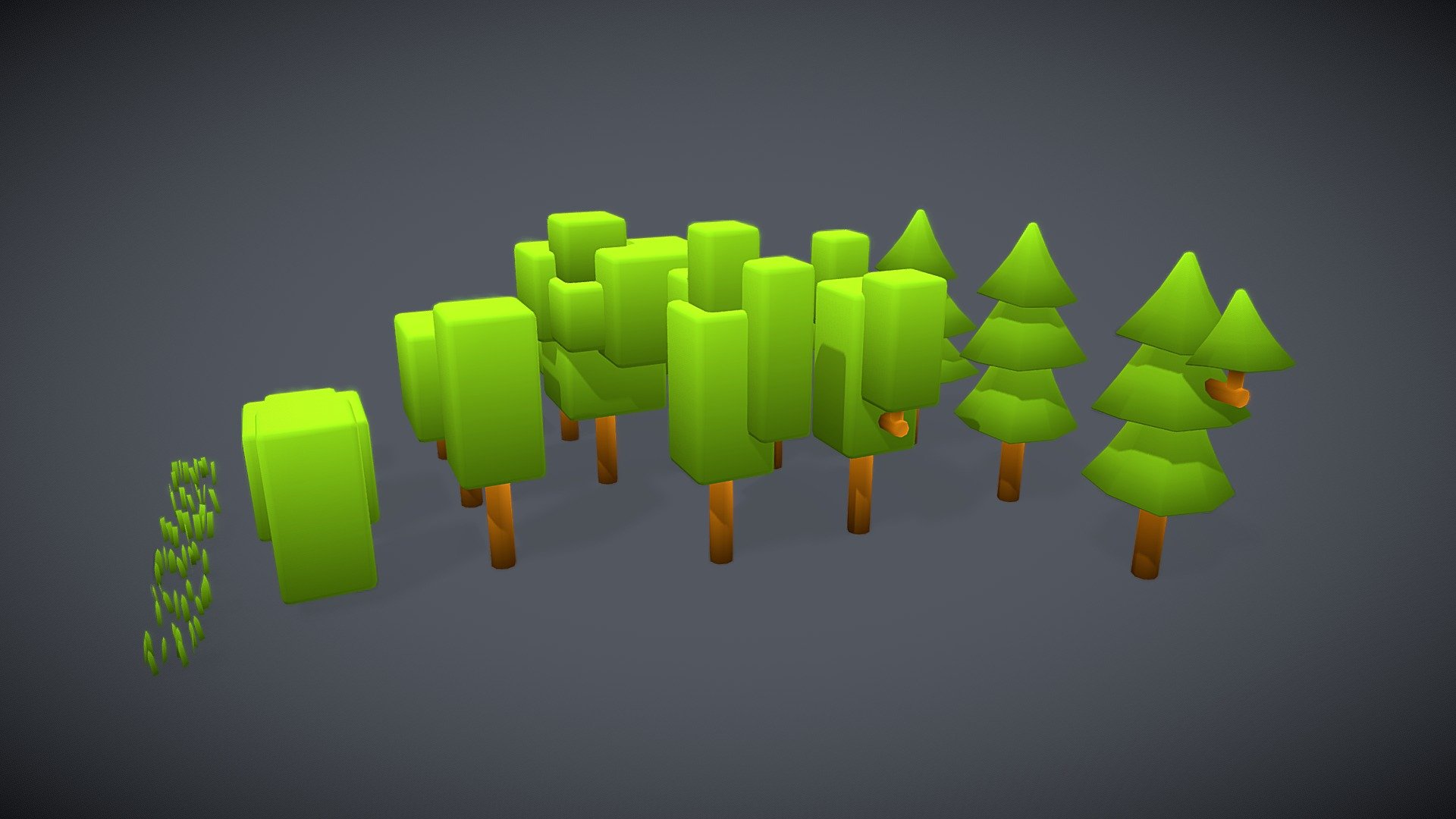 Poly World 3d model