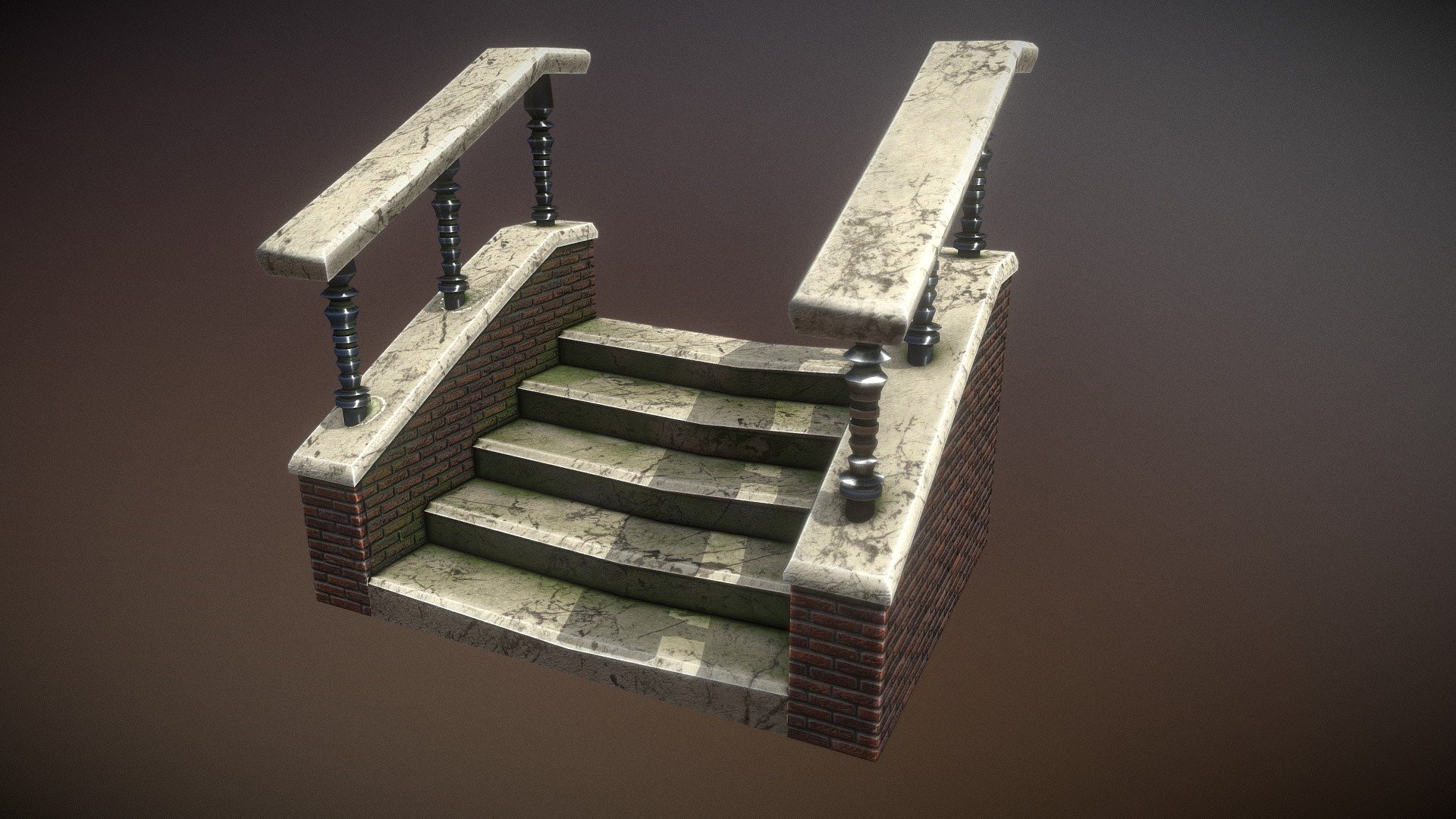 StairsMidOrn 3d model