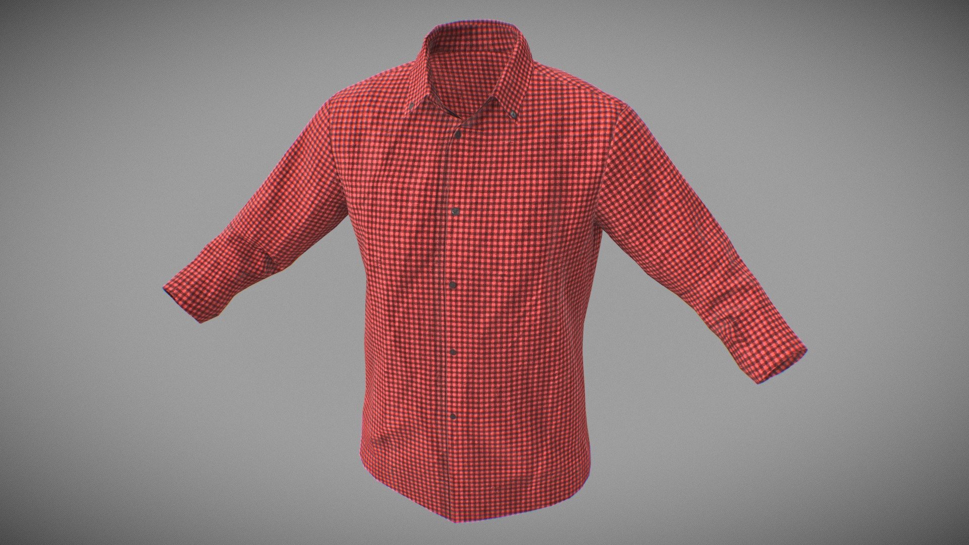 Shirt low poly 3d model