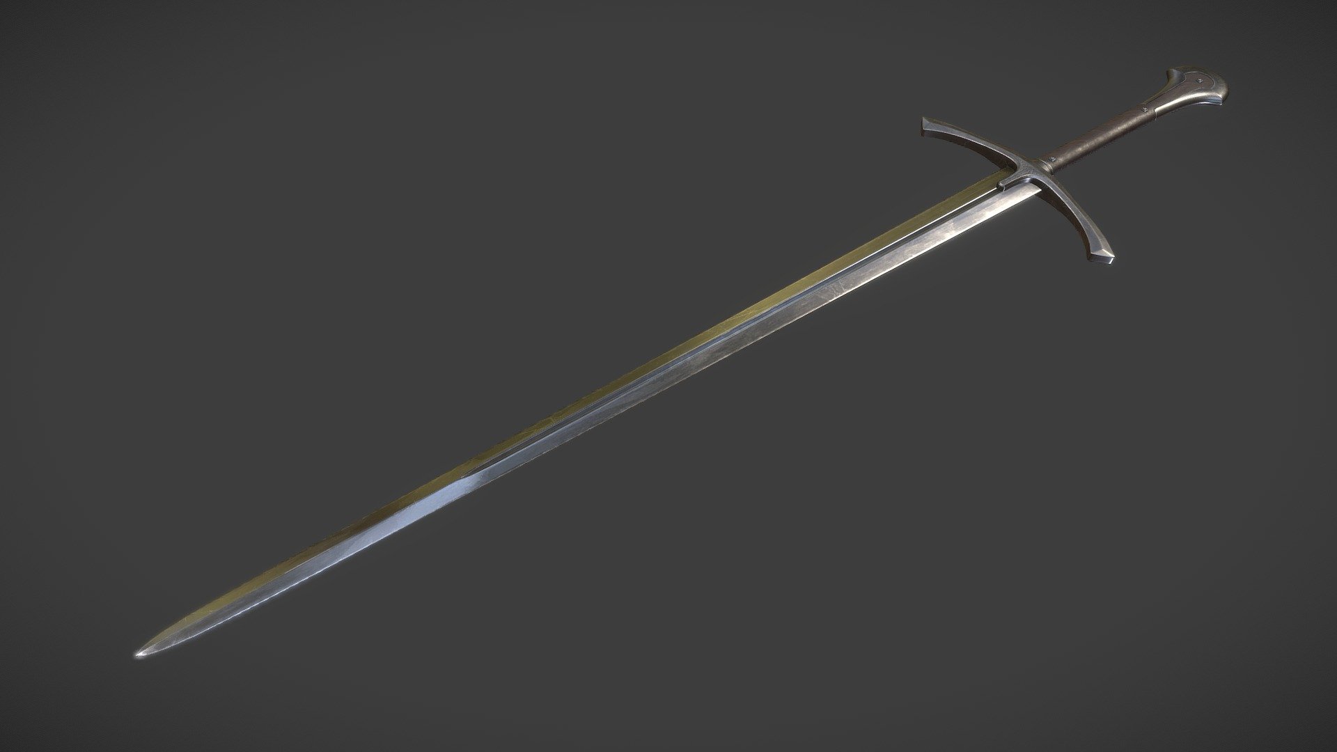 Medieval sword 3d model