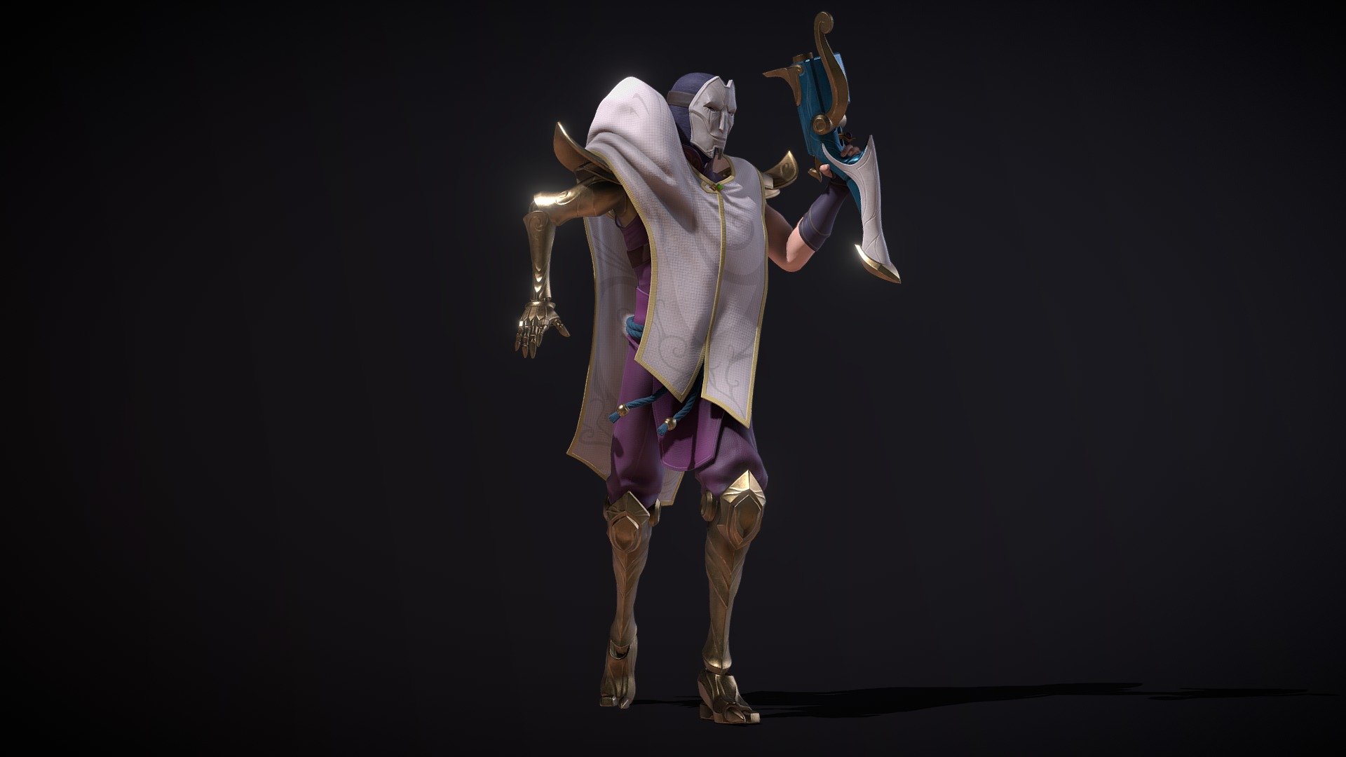 Jhin 3d model