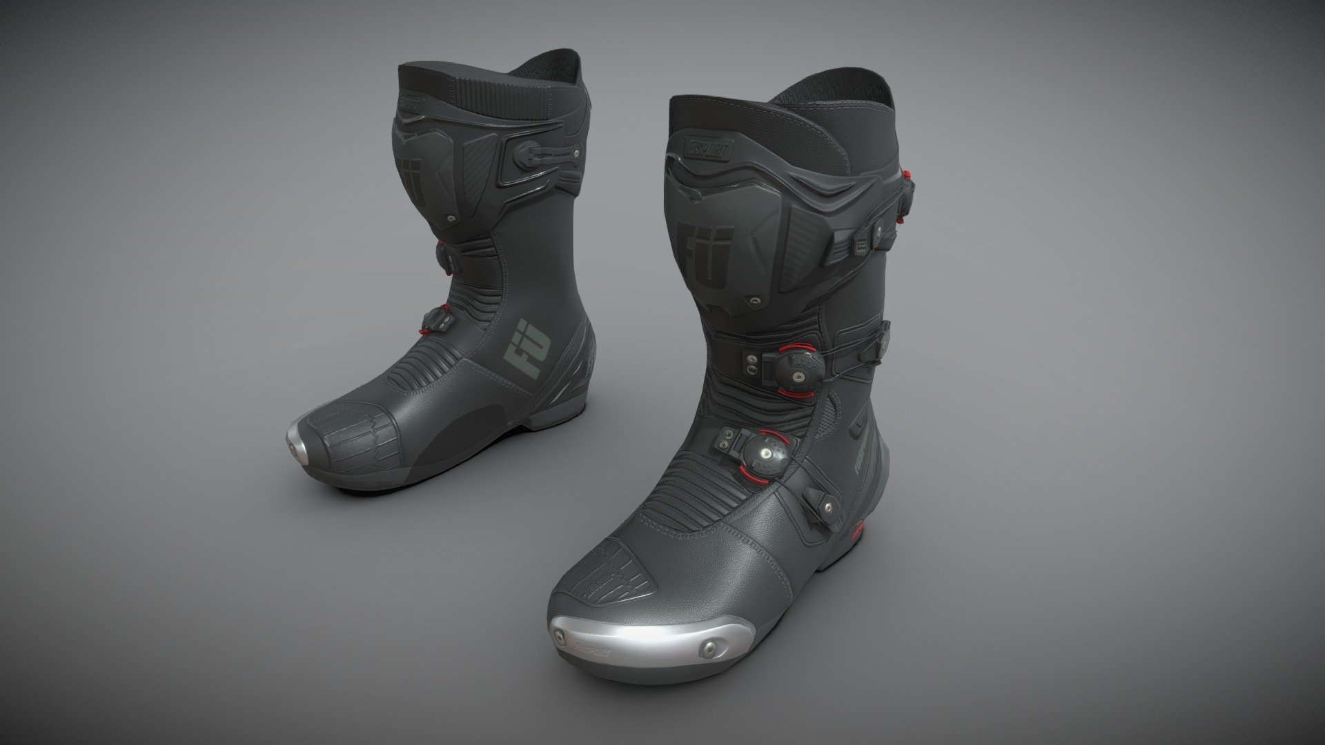 Boots Füsport XR1 Black 3d model