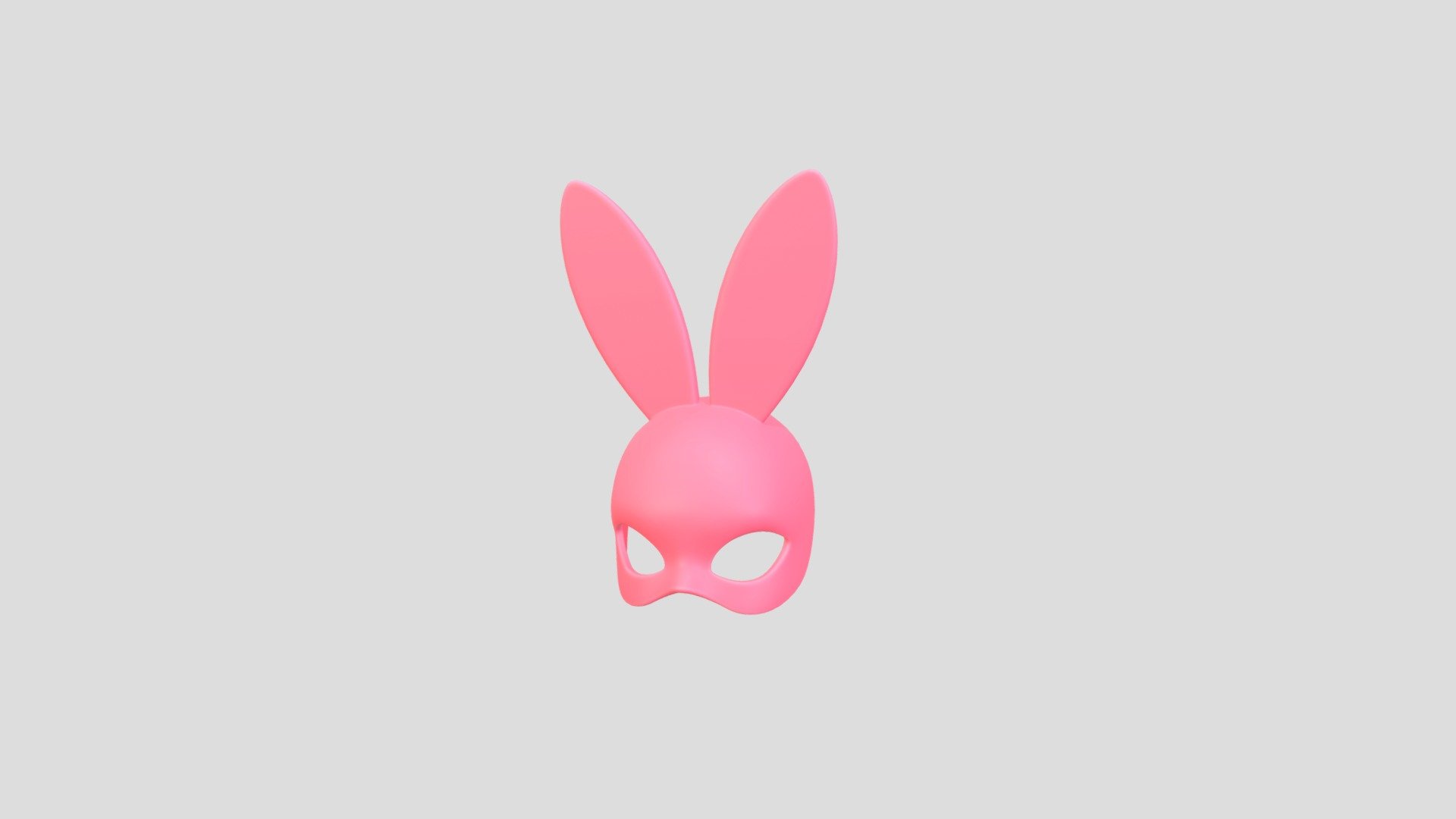 Prop107 Rabbit Mask 3d model