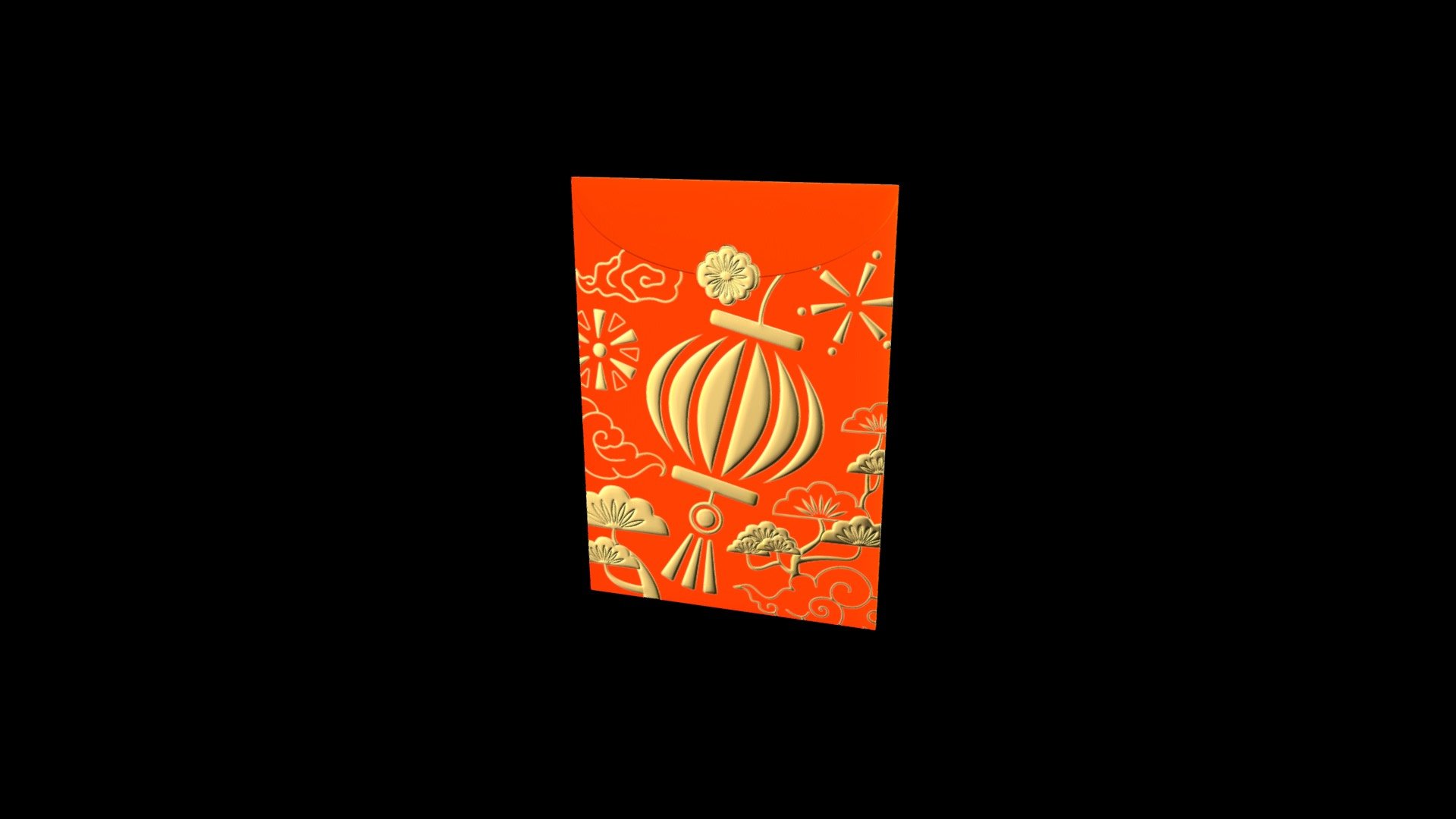 red_envelope_fbx 3d model