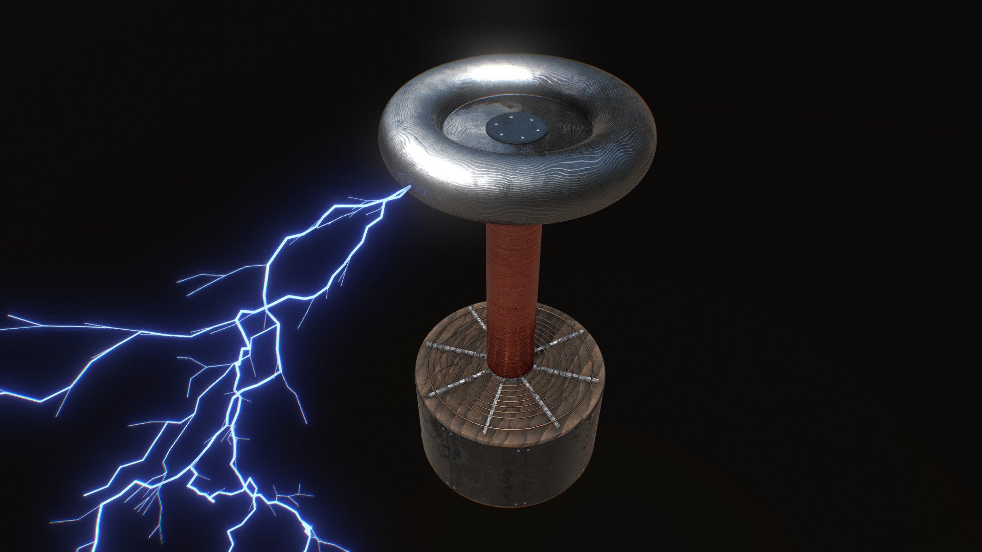 Tesla Coil 3d model