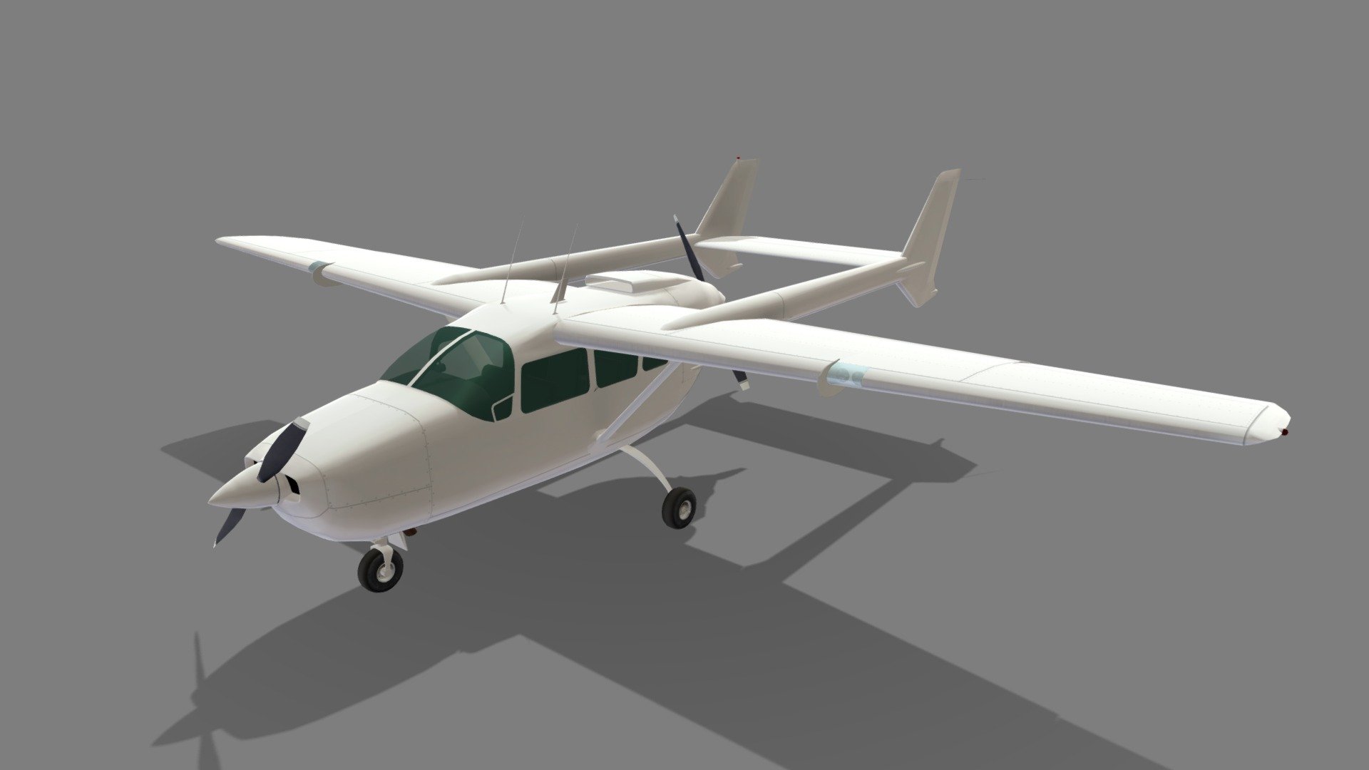 Cessna C337 Skymaster static 3d model