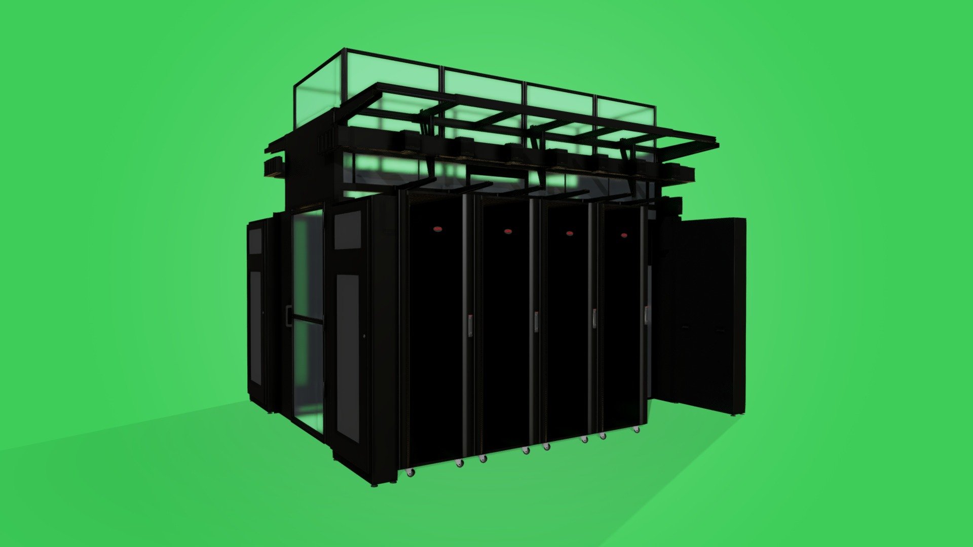 EcoStruxure Pod Data Center 3d model