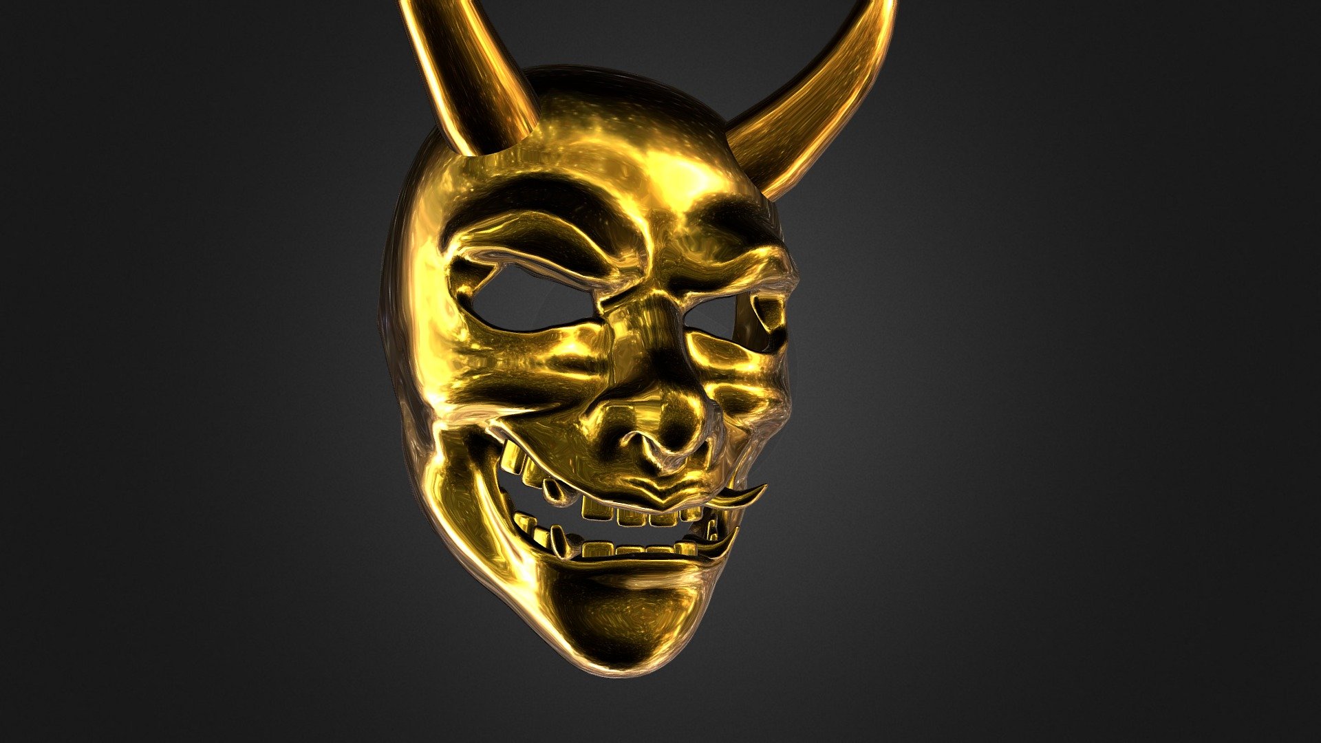 Oni Mask 3d model