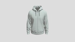 Men Zip-up Hoodie