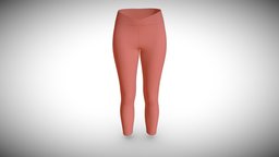 Womens Mid- Waisted Leggings