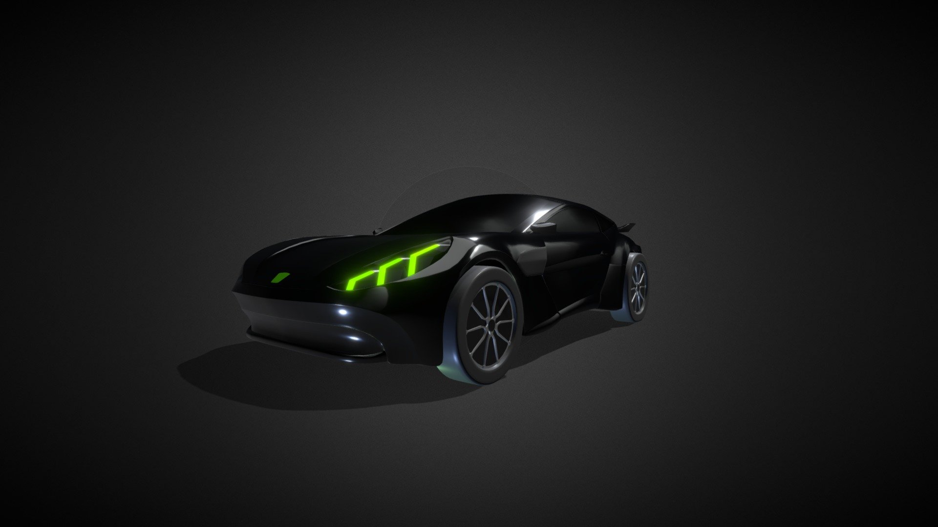 Modern Sport Car 3D Concept 3d model