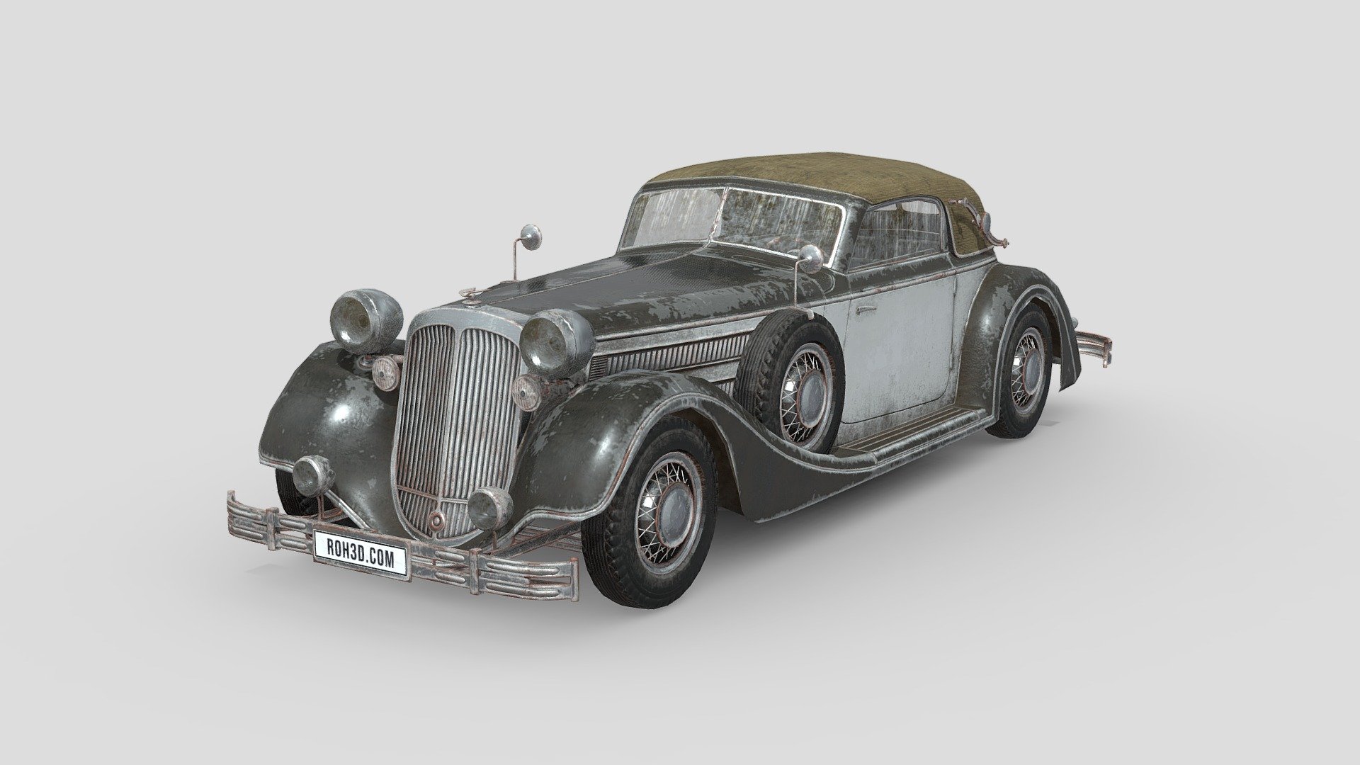 Dirty Car 3d model