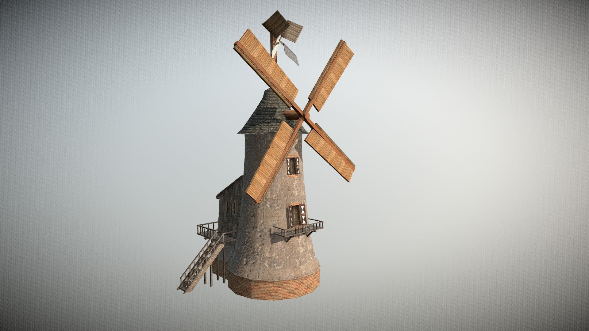 Windmill 3d model