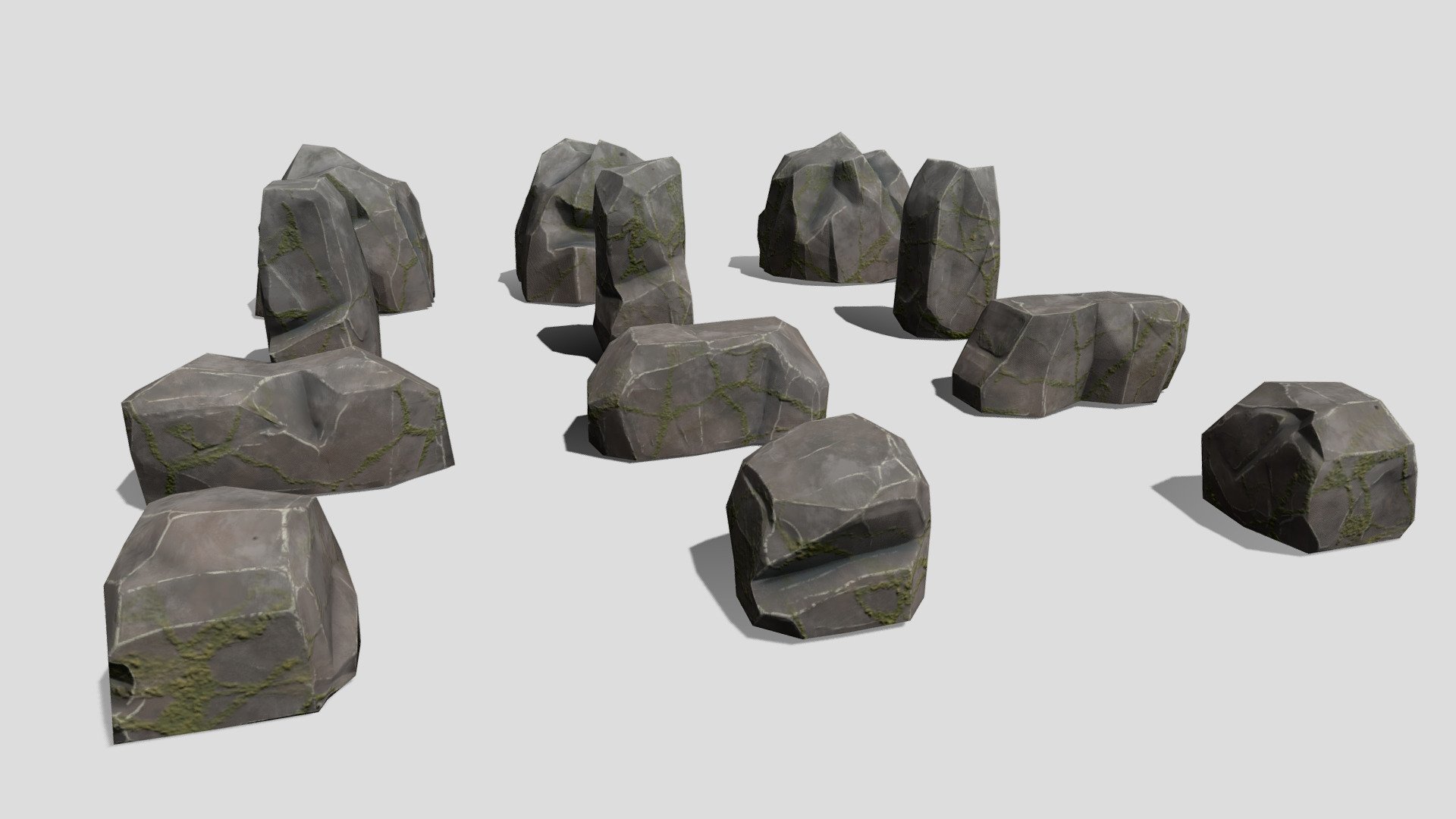 Stones 3d model