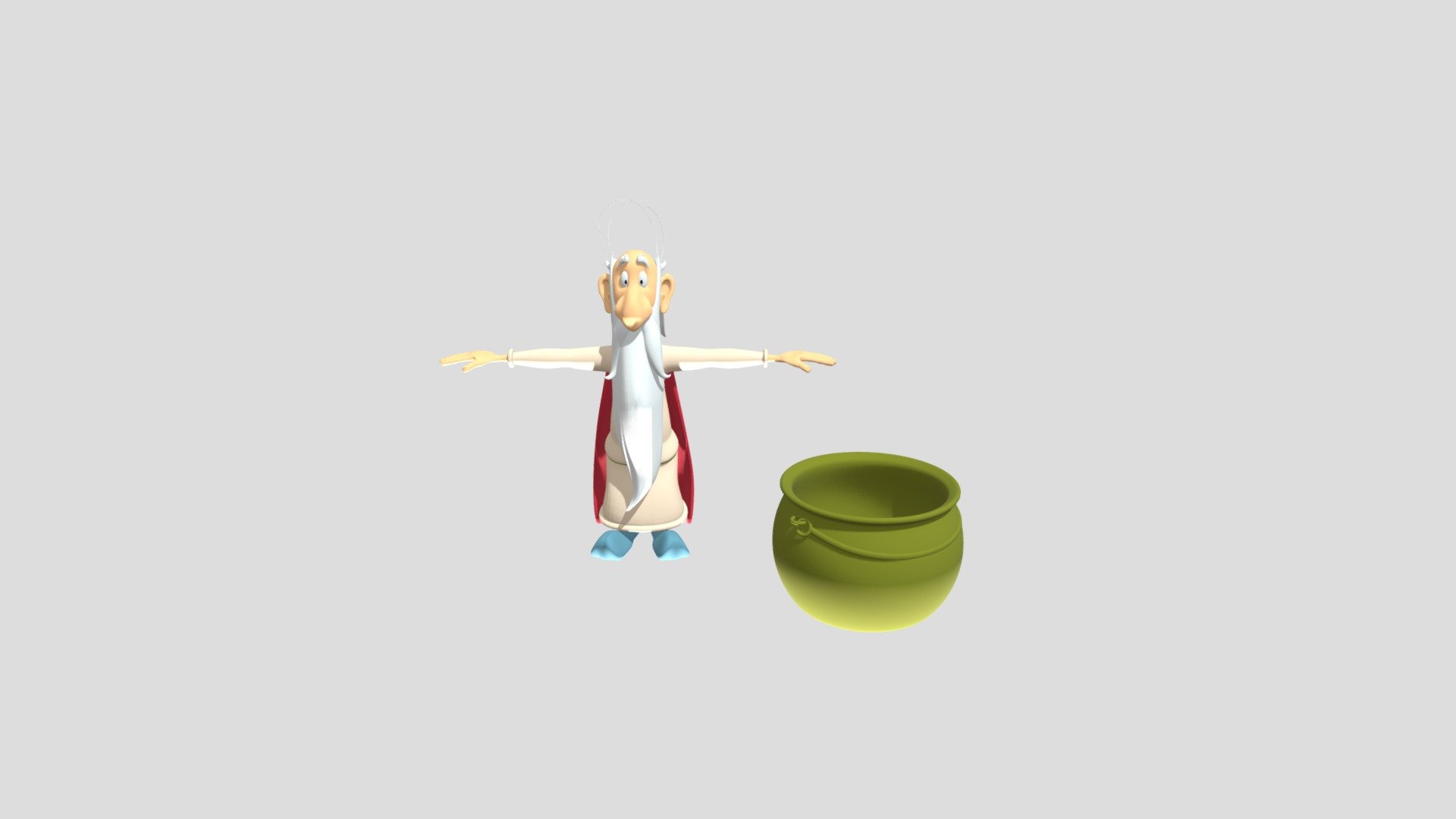 Getafix 3d model