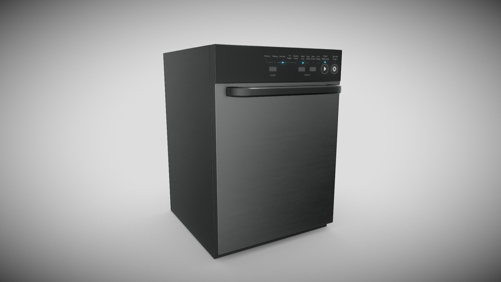 Dishwasher 3d model