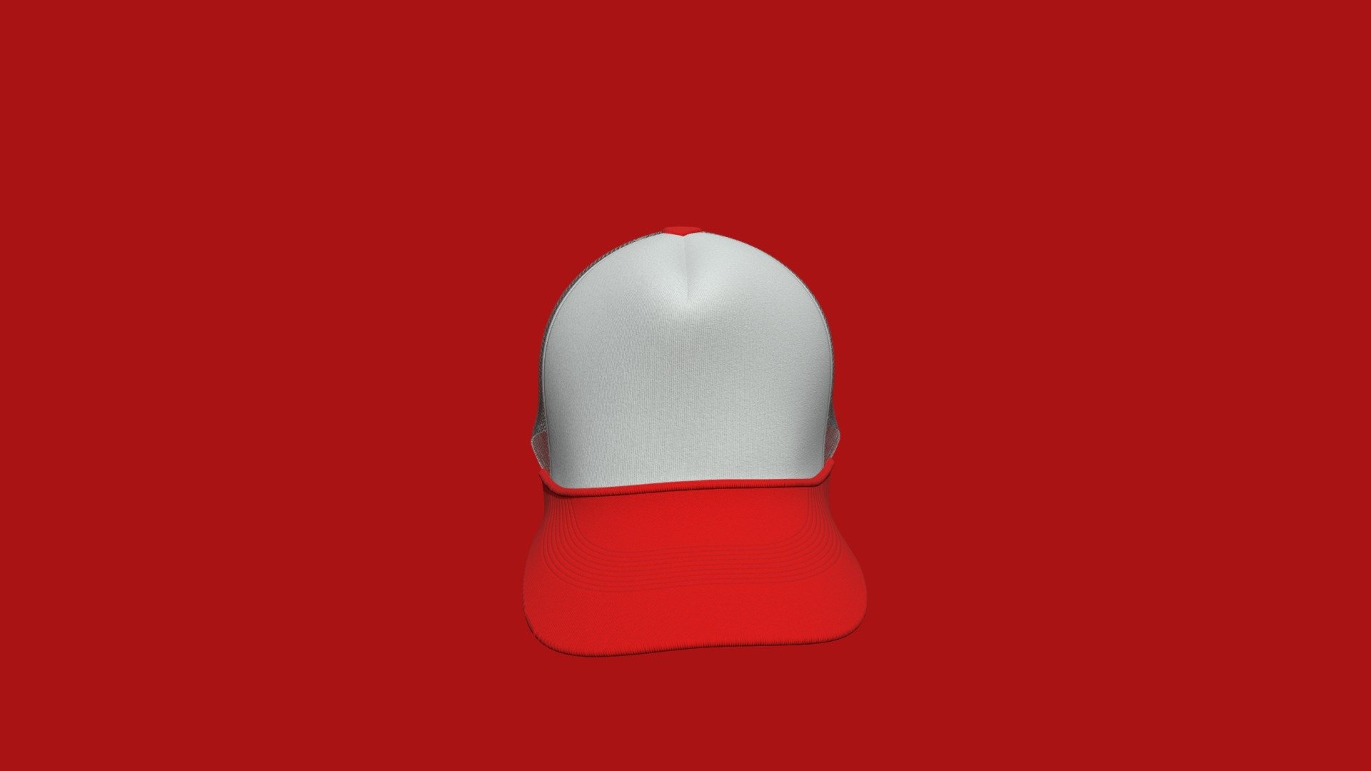 Trucker Cap Design 3d model