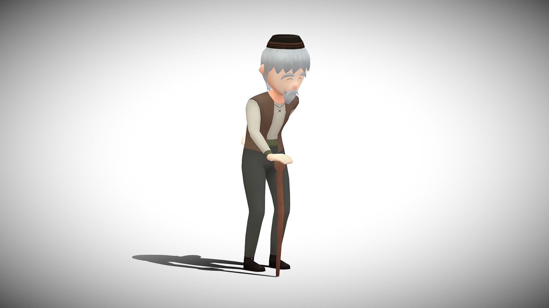 Stylized NPC 3d model