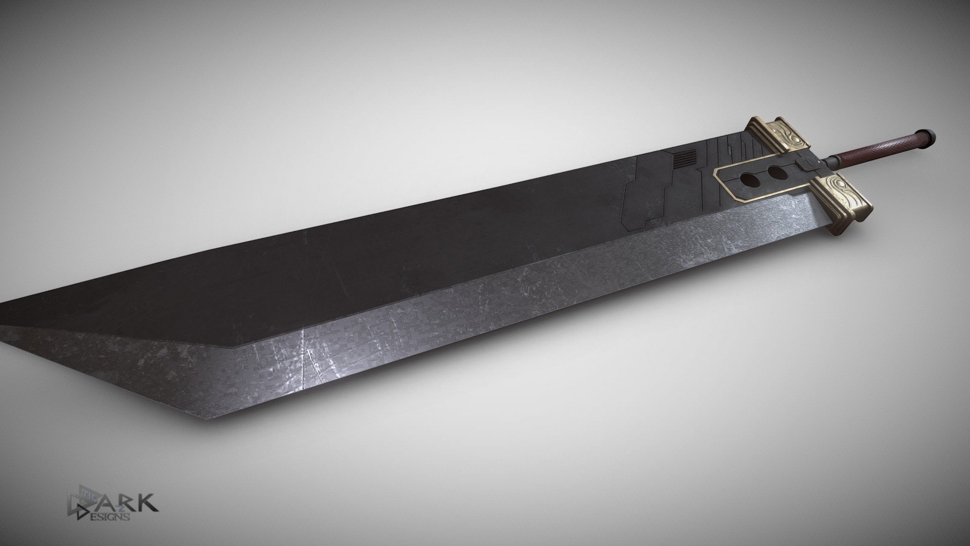 Buster Sword Final Fantasy XIII 3d model