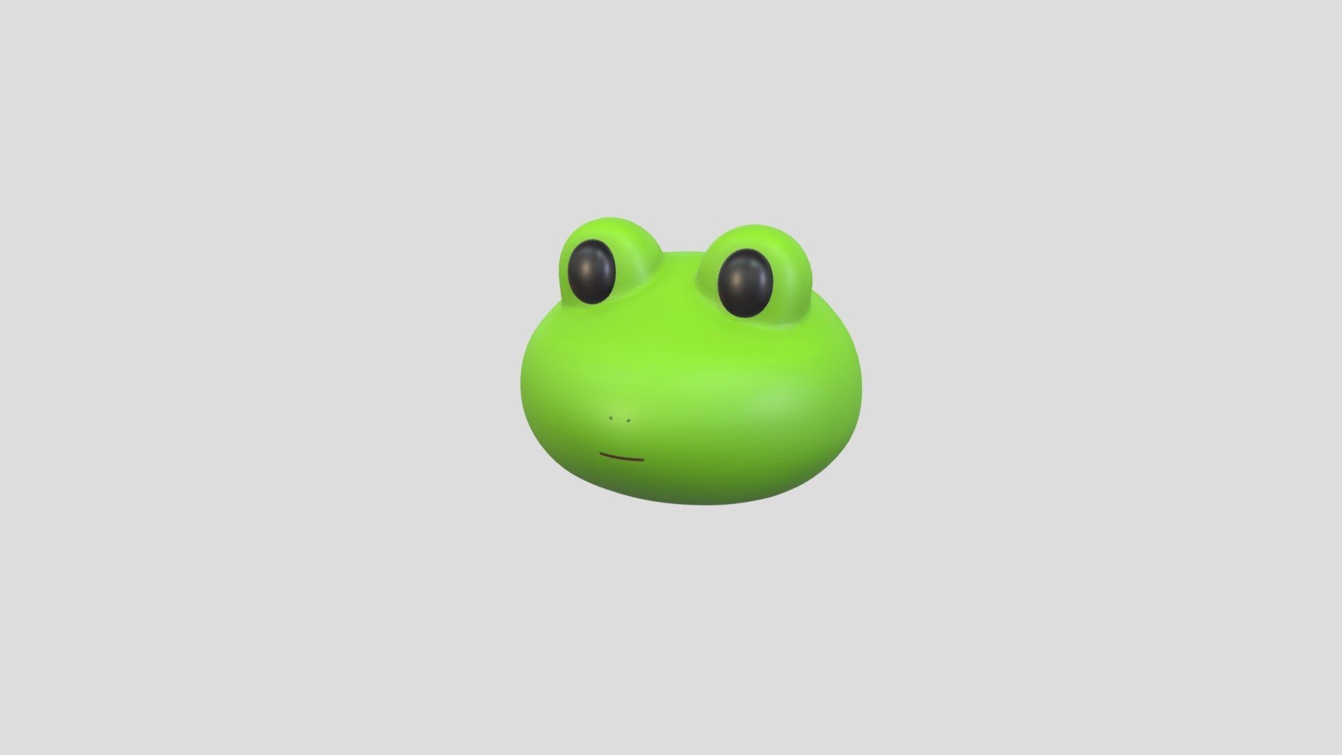 Prop186 Frog Head 3d model