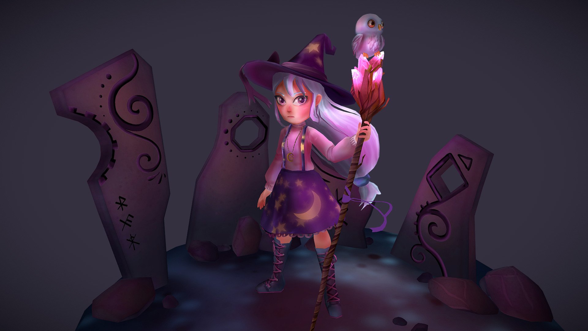 Witch Runes 3d model