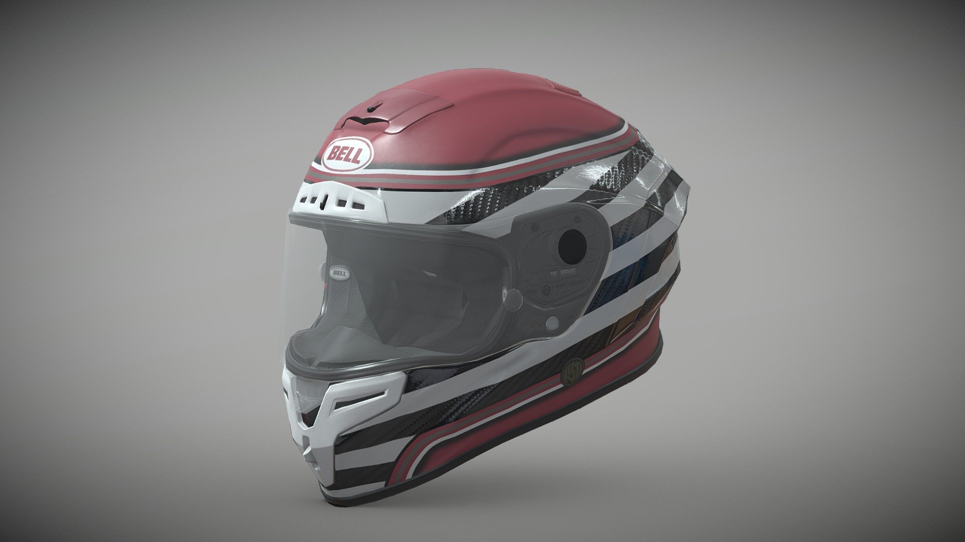 Bell Race Star Flex DLX Helmet 3d model