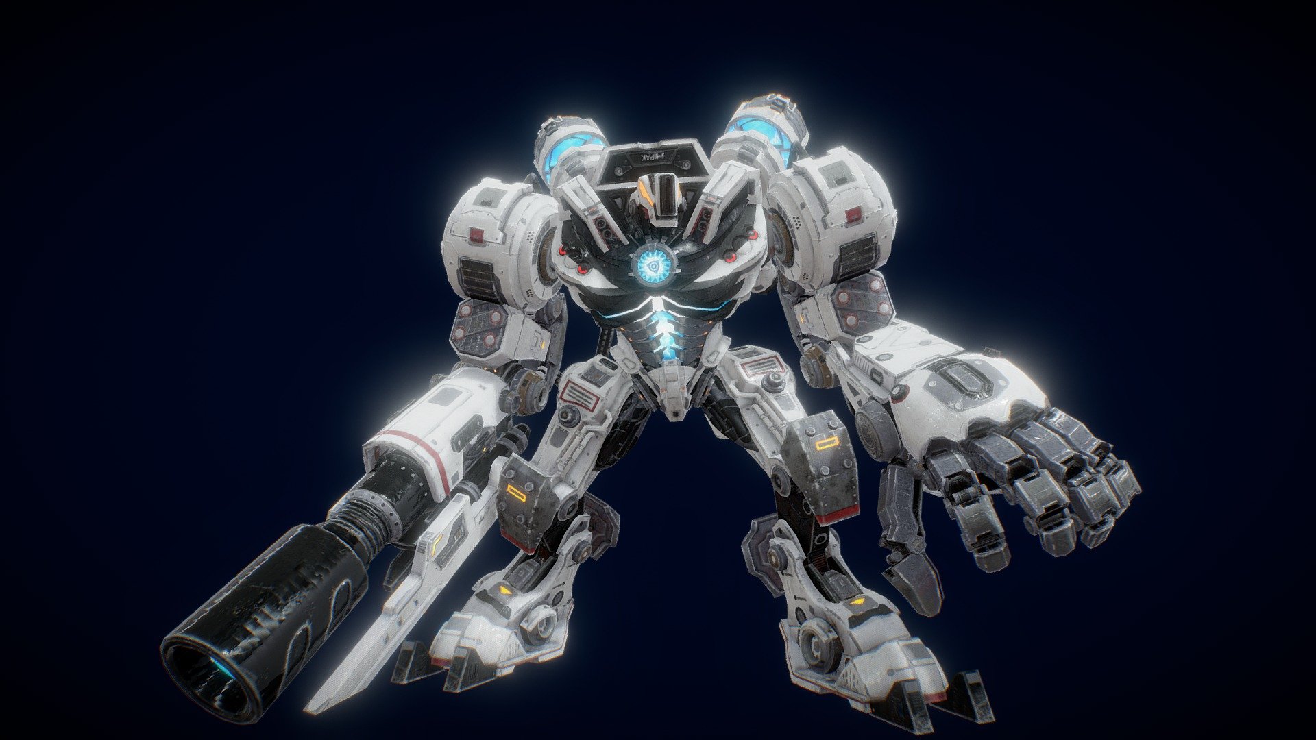 Destruction Robot 3d model