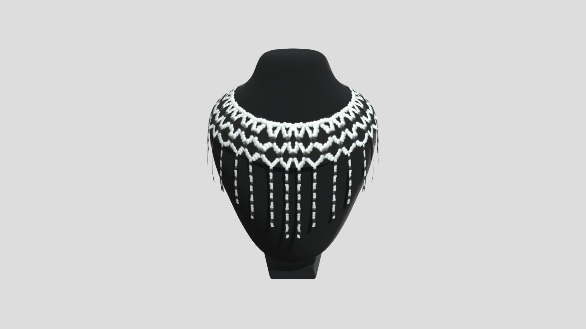 SARAWAK BEADS NECKLACE 3d model